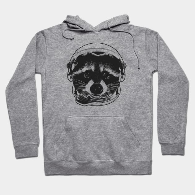 Astronaut Raccoon Hoodie by dankdesigns